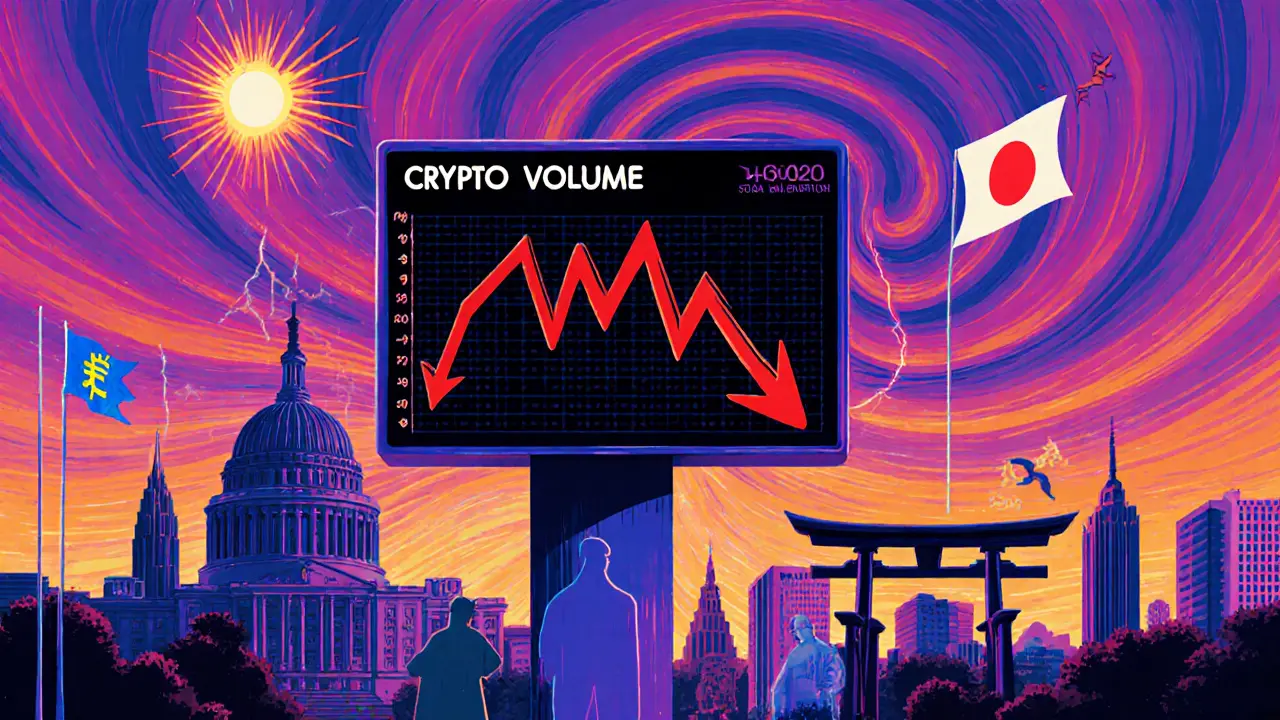 Crypto Trading Volume Slumps After New Regulations (2023‑2025)
