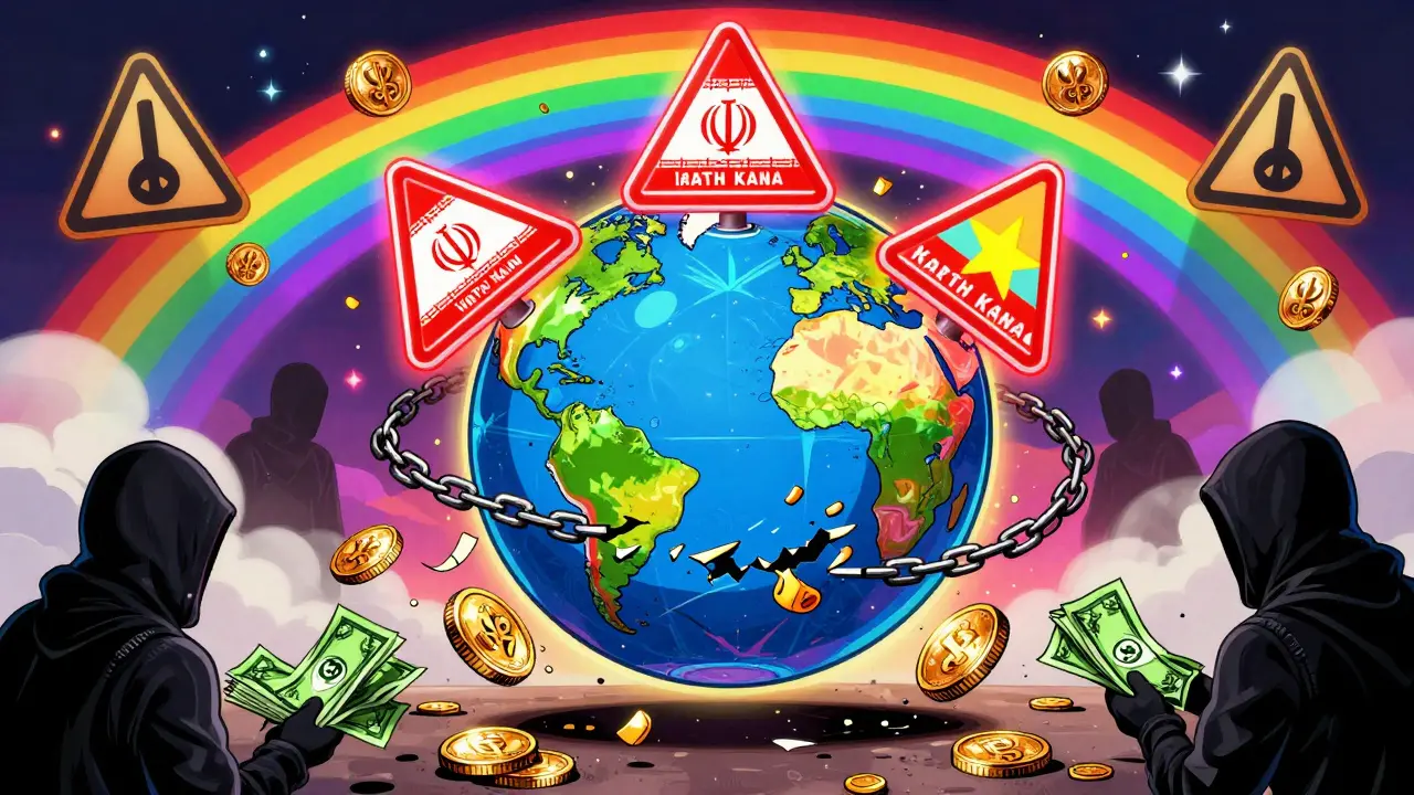 FATF Blacklist: Why Iran, North Korea, and Myanmar Are Banned from Crypto Markets